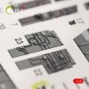 KELIK K48033 F/A-18B HORNET INTERIOR 3D DECALS FOR KINETIC KIT 1/48